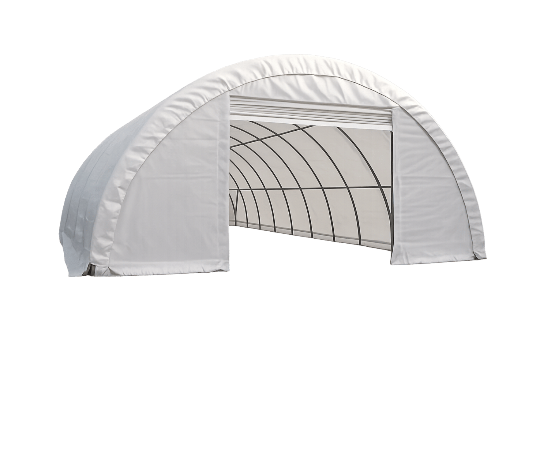 Arched storage tents