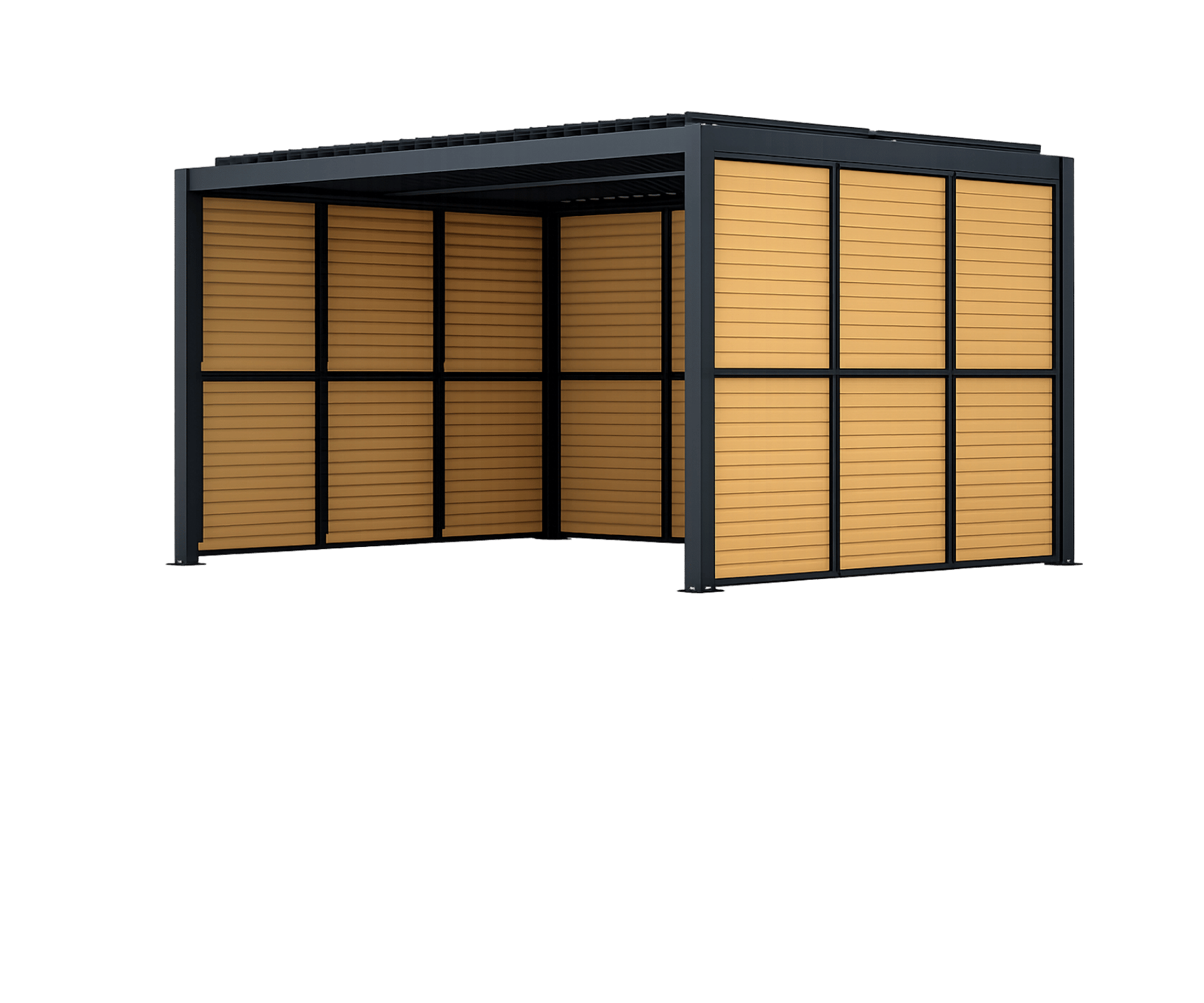 Sidewalls for gazebos and pergolas