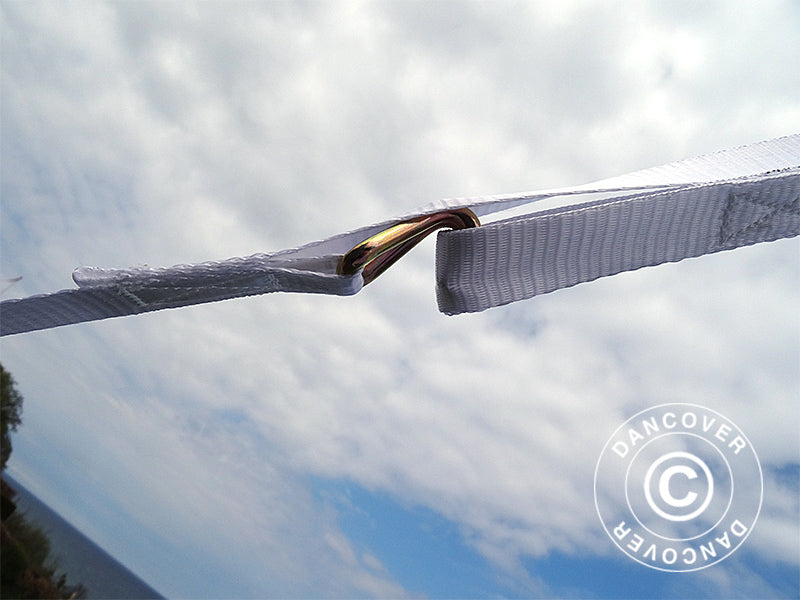 Storm straps, White, 4 pcs.