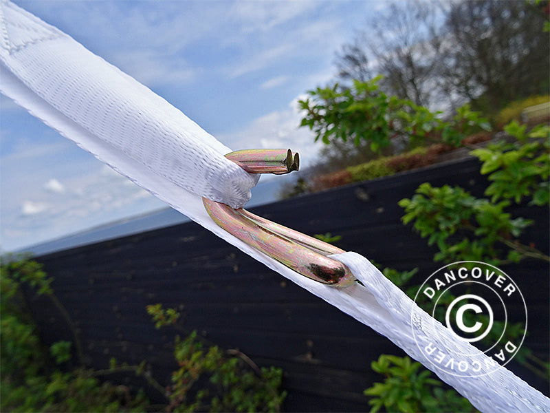 Storm straps, White, 4 pcs.