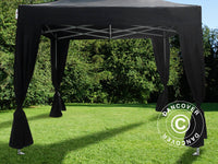 FleXtents Curtains, Black, 2 pcs.