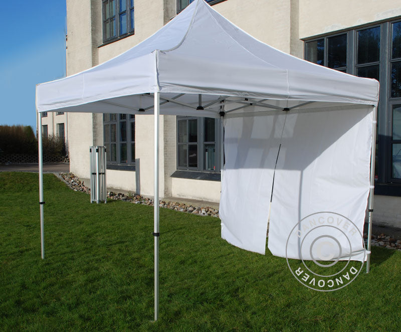 Sidewall w/zipper for FleXtents 2x2 m, 2 m, White