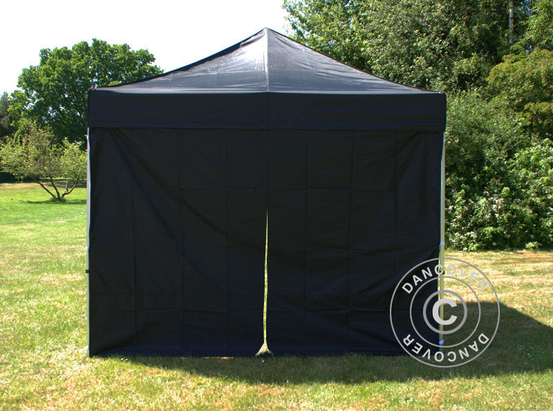 Sidewall kit for Pop up gazebo FleXtents 2x2 m, Black
