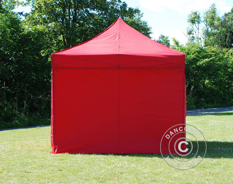 Sidewall kit for Pop up gazebo FleXtents 3x6 m, Red