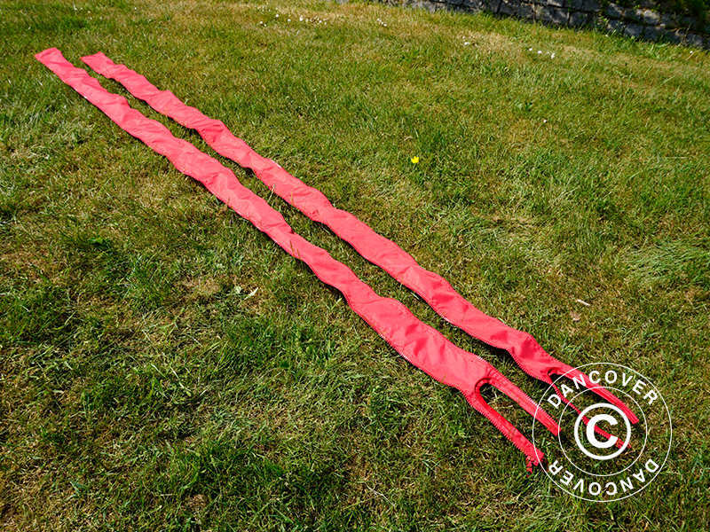 Infill joint panels for FleXtents® PRO pop-up gazebo 3 m series, Red, 2 pcs.