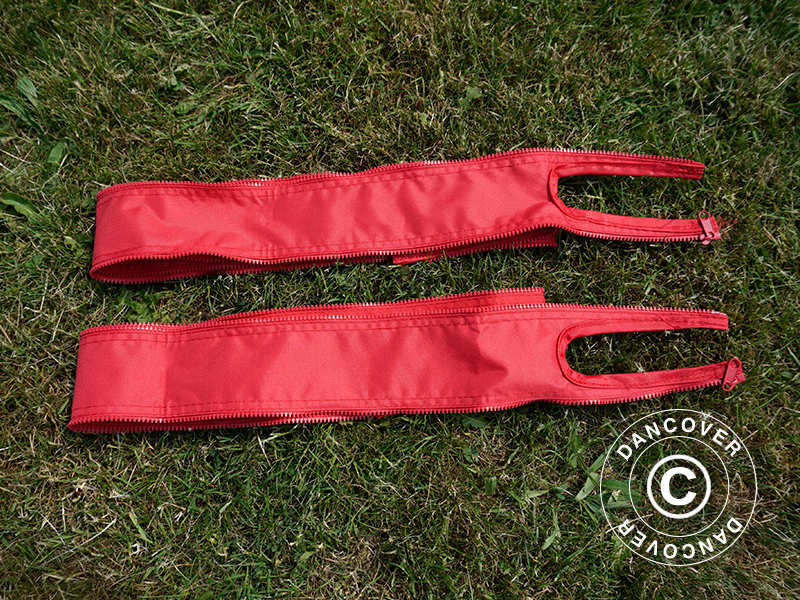 Infill joint panels for FleXtents® PRO pop-up gazebo 4 m series, Red, 2 pcs.