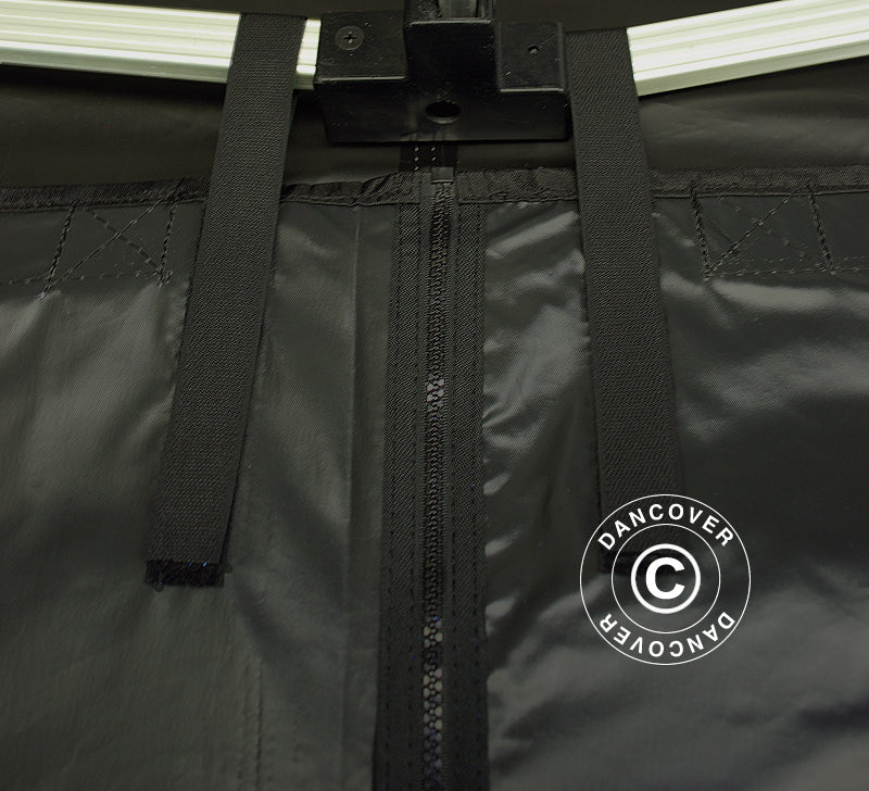 Sidewall kit for Pop up gazebo FleXtents 4x4 m, Black