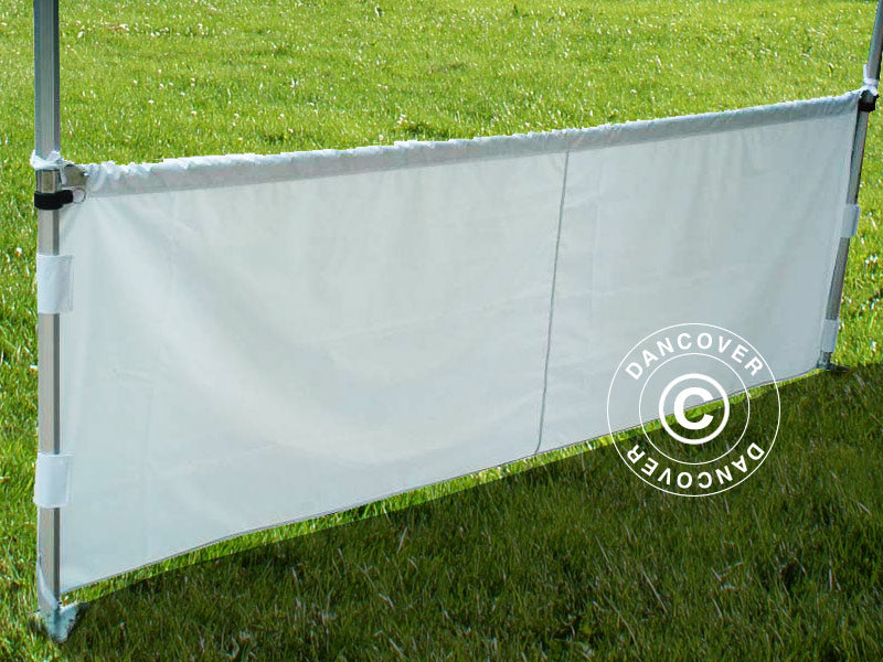 Half sidewall for FleXtents PRO, 4 m, White