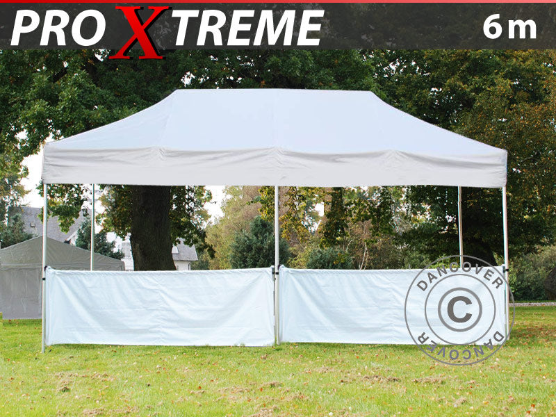 Half sidewall for FleXtents PRO Xtreme, 6 m, White