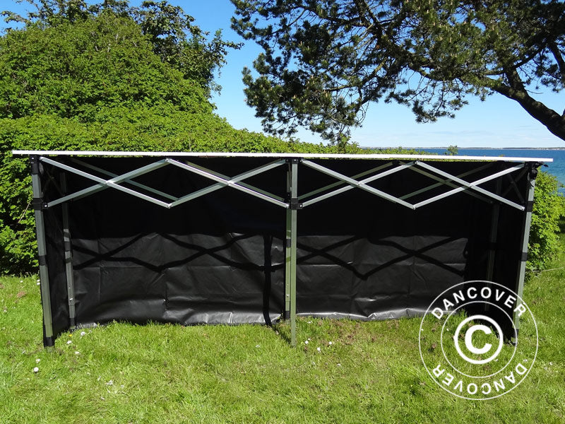 Side panel for FleXtents PRO counter, 3 m, Black