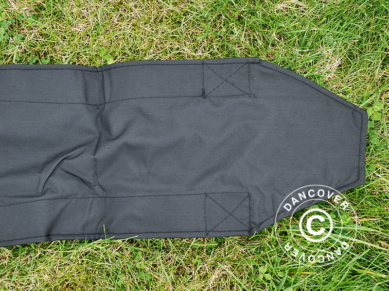 Raingutter 3 m, Black, for FleXtents