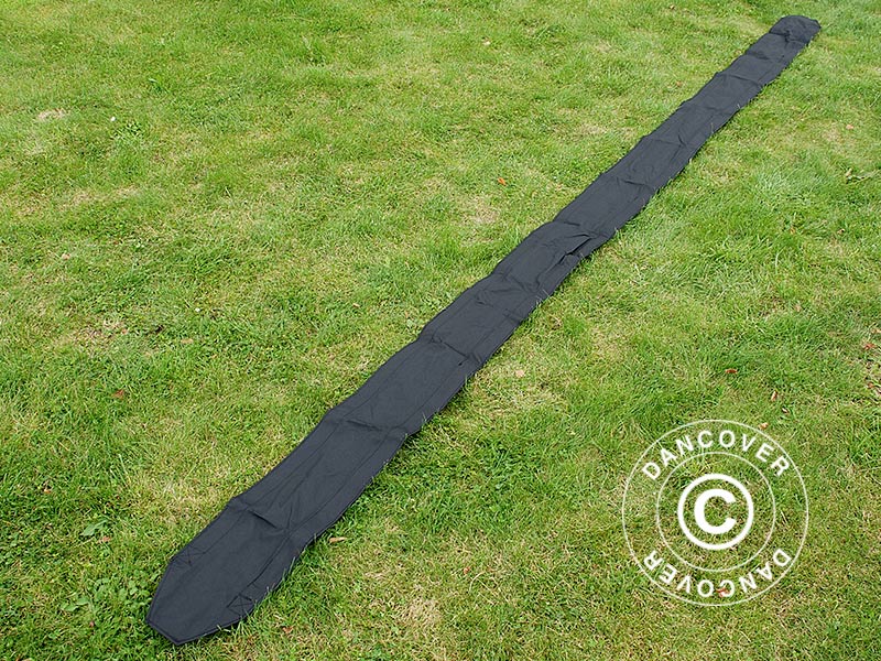 Raingutter 6 m, Black, for FleXtents