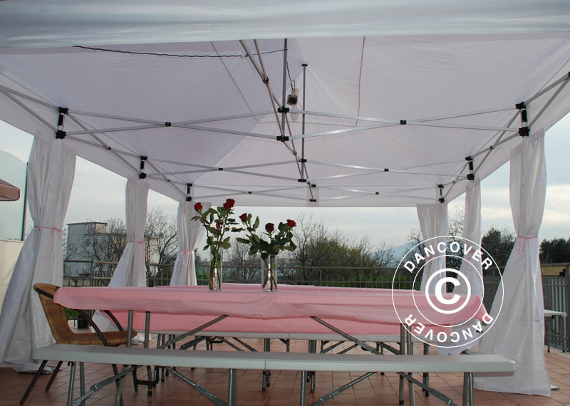 FleXtents Steel Curtains, White, 2 pcs.