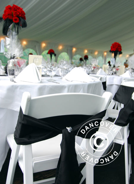 Marquee lining and leg curtain pack, White, for 5x10 m marquee