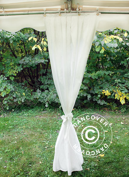 Marquee lining and leg curtain pack, White, for 5x10 m marquee