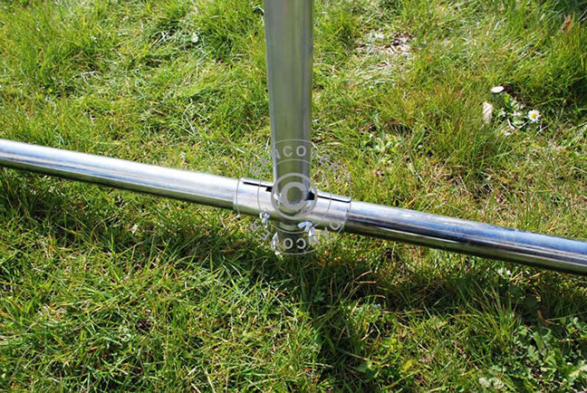 Ground bar frame for 4x6 m Marquee