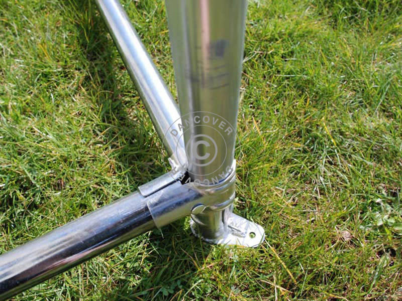 Ground bar frame for 5x10 m Marquee