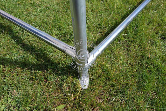 Ground bar frame for 5x12 m Marquee