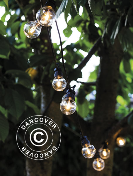 LED Fairy lights Supplement Set, Lucas, 3 m, Black/Clear/Warm White