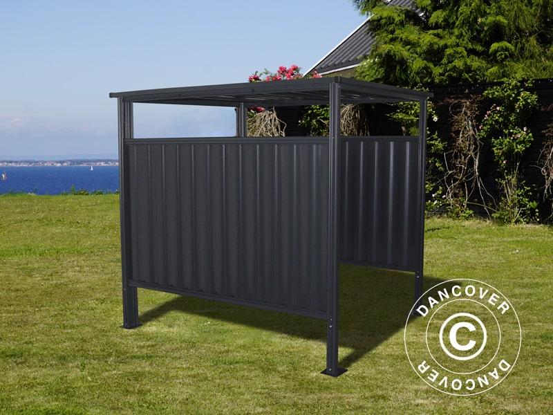 Bike shed 1.8x2.03x1.93 m, 3.65 m², Anthracite