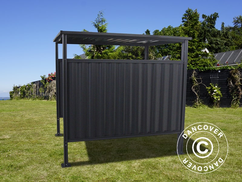 Bike shed 1.8x2.03x1.93 m, 3.65 m², Anthracite