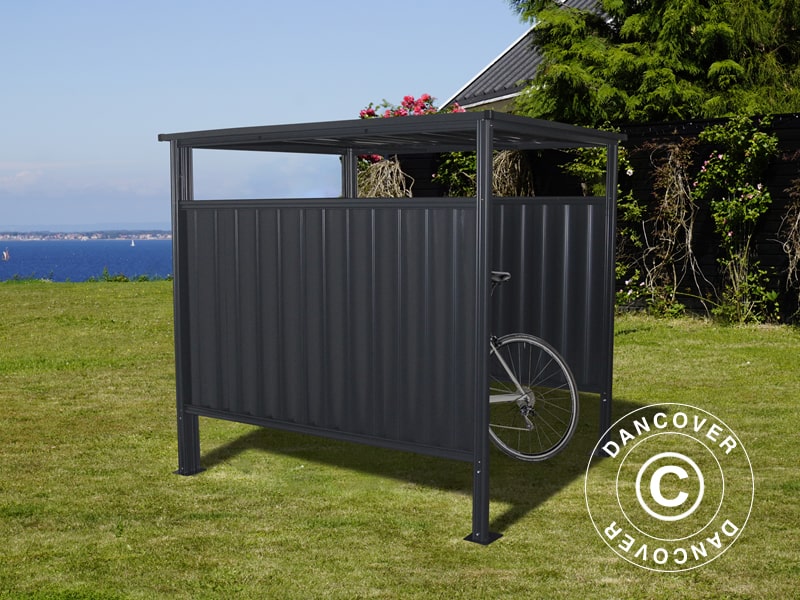 Bike shed 1.8x2.03x1.93 m, 3.65 m², Anthracite