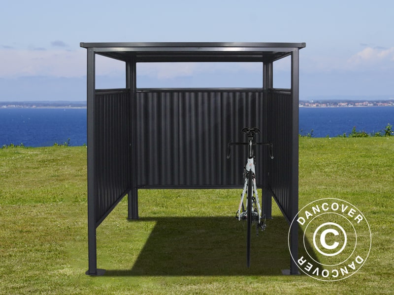 Bike shed 1.8x2.03x1.93 m, 3.65 m², Anthracite