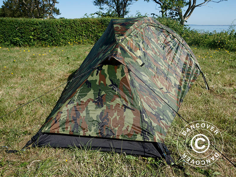 Camouflage tent Woodland RECOM, 1 person