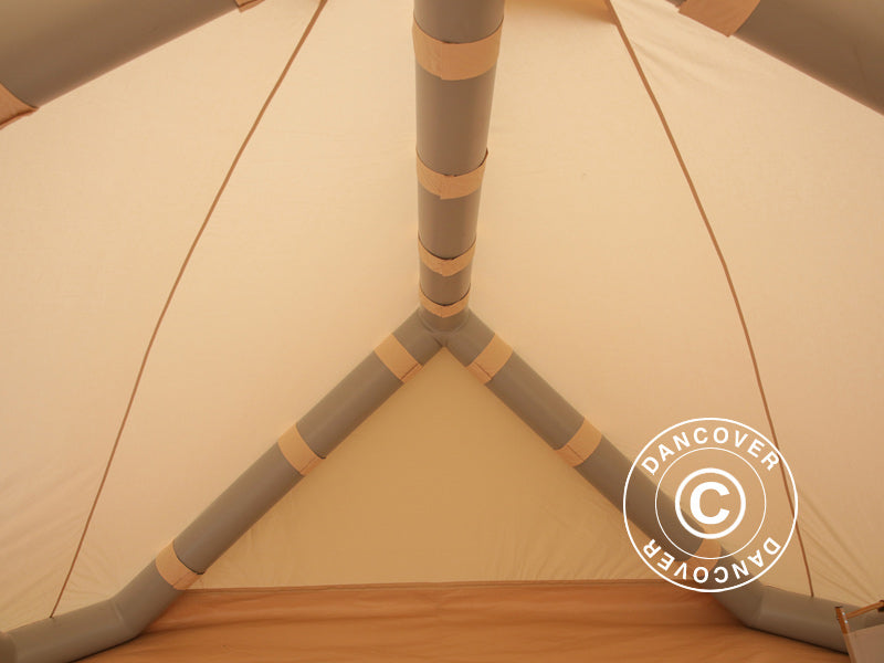 Glamping tent, inflatable, TentZing®, 4x4m, 5 Persons, Sand