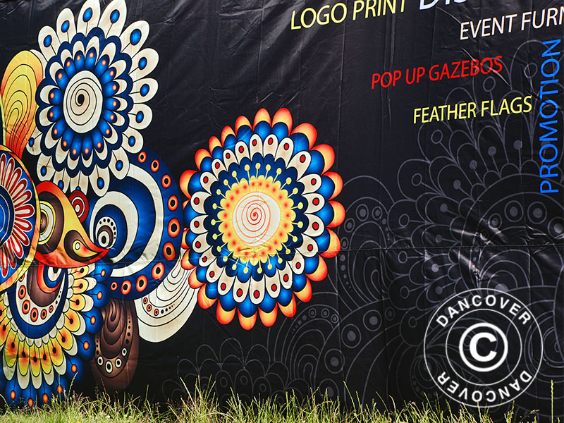 Printed sidewall 6 m for FleXtents PRO 3x6 m