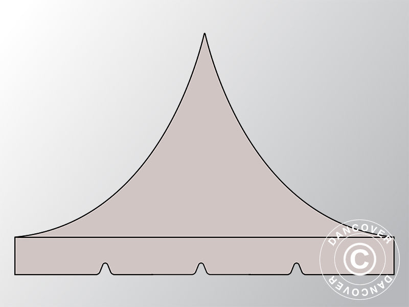 Roof cover for Pop up gazebo FleXtents PRO Pagoda 3x3 m, Latte
