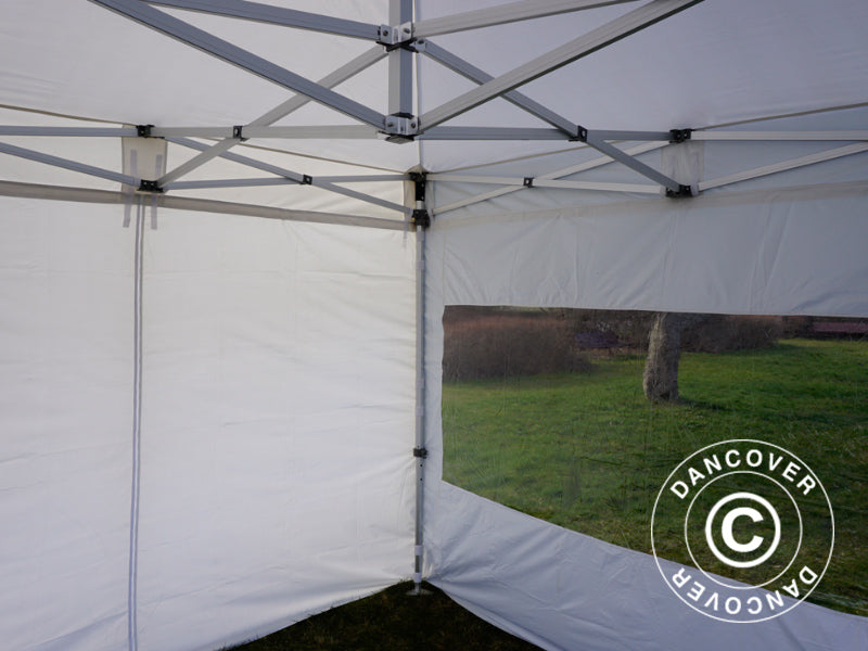 Pop up gazebo FleXtents PRO 3x3 m White, incl. 4 sidewalls