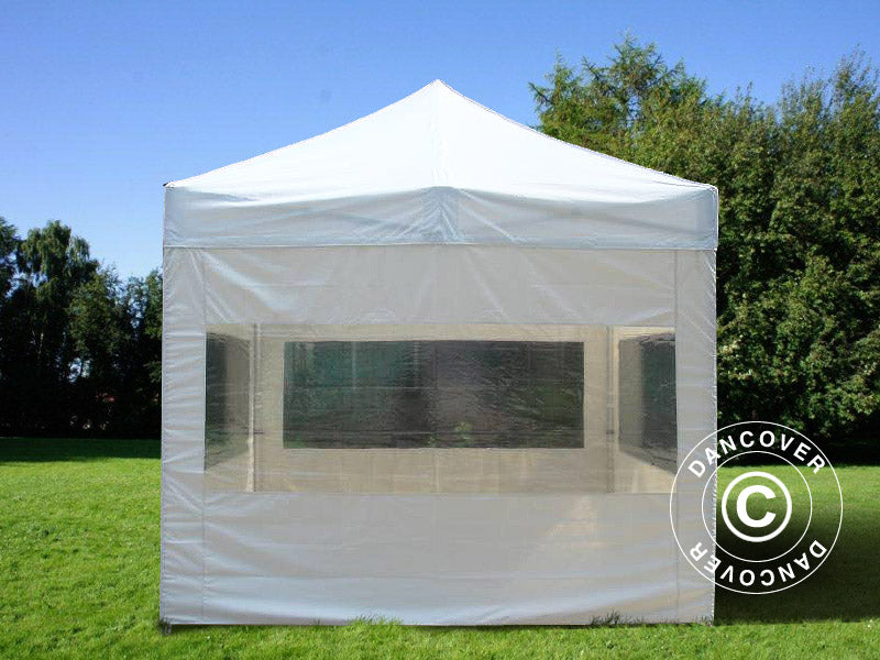 Pop up gazebo FleXtents Xtreme 50 3x3 m White, incl. 4 sidewalls