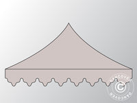 Roof cover "Morocco" for Pop up gazebo FleXtents 3x3 m, Latte