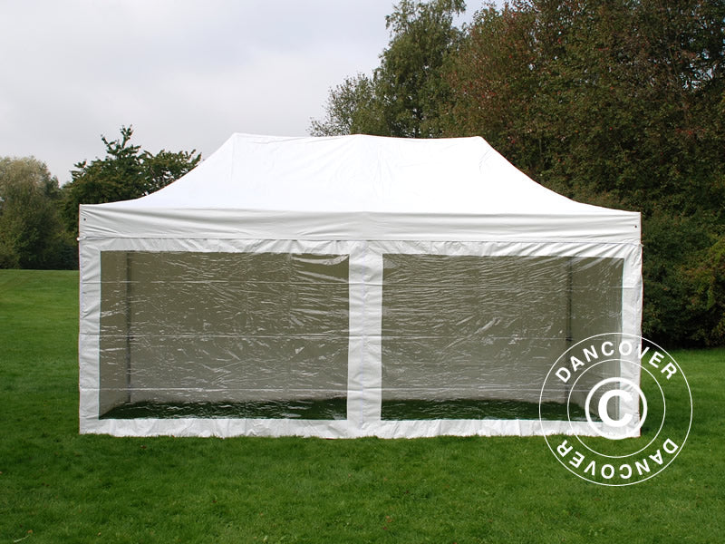 Pop up Gazebo FleXtents Xtreme 50 Heavy Duty 3x6 m White, incl. 6 sidewalls