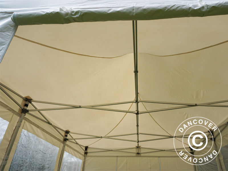 Pop up Gazebo FleXtents Xtreme 50 Heavy Duty 4x6 m White, incl. 8 sidewalls