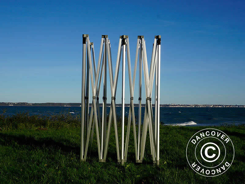 Pop up gazebo FleXtents Xtreme 50 Vintage Style 3x6 m Pink, incl. 6 sidewalls