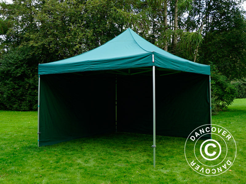 Pop up gazebo FleXtents Xtreme 50 4x4 m Green, incl. 4 sidewalls