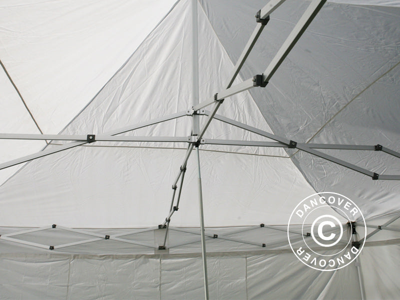 Pop up gazebo FleXtents PRO 5x5 m White, incl. 4 sidewalls