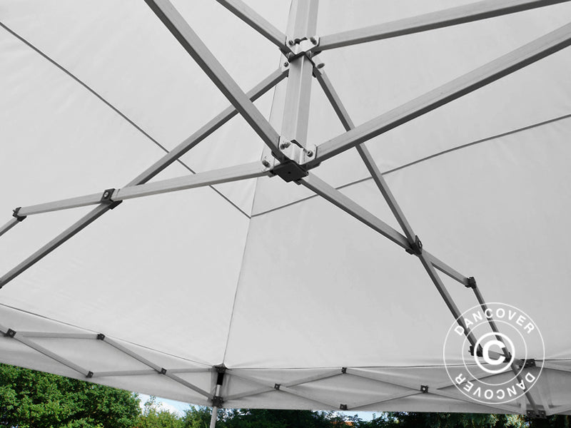 Pop up gazebo FleXtents PRO 5x5 m White, incl. 4 sidewalls