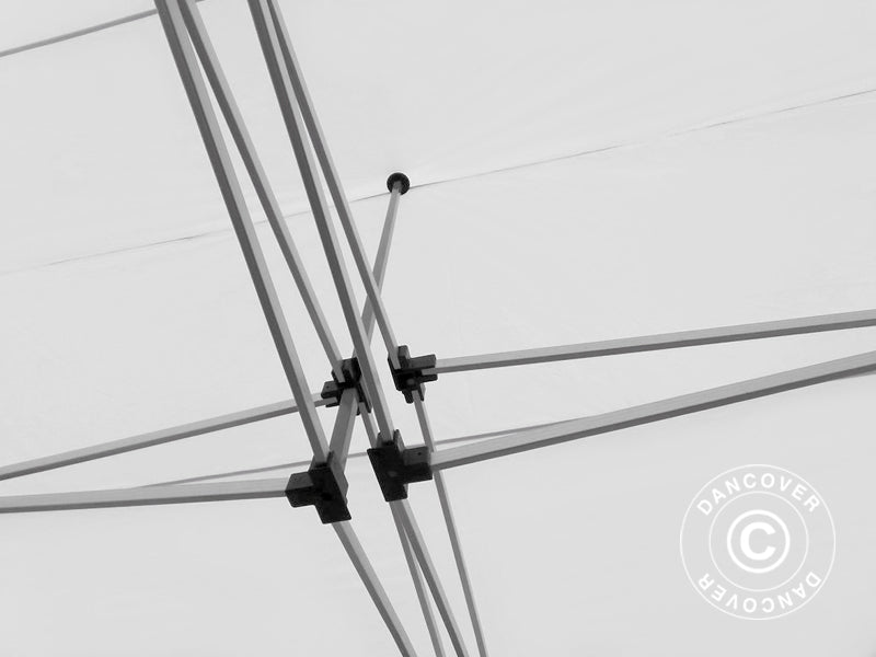 Pop up gazebo FleXtents PRO 4x12 m White, incl. sidewalls