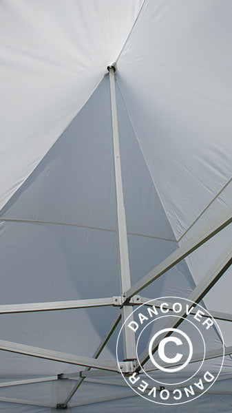 Pop up gazebo FleXtents PRO Peak Pagoda 4x8 m White, incl. 6 sidewalls