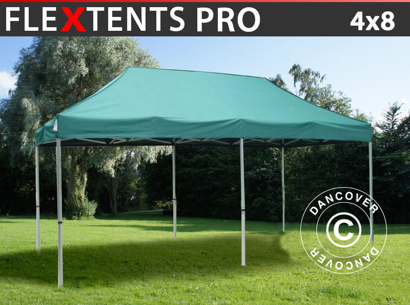 Pop up gazebo FleXtents PRO 4x8 m Green
