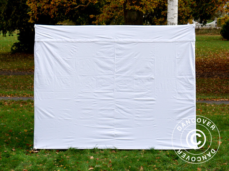Pop up gazebo FleXtents® Xtreme 50 Exhibition w/sidewalls, 3x3 m, White, Flame Retardant