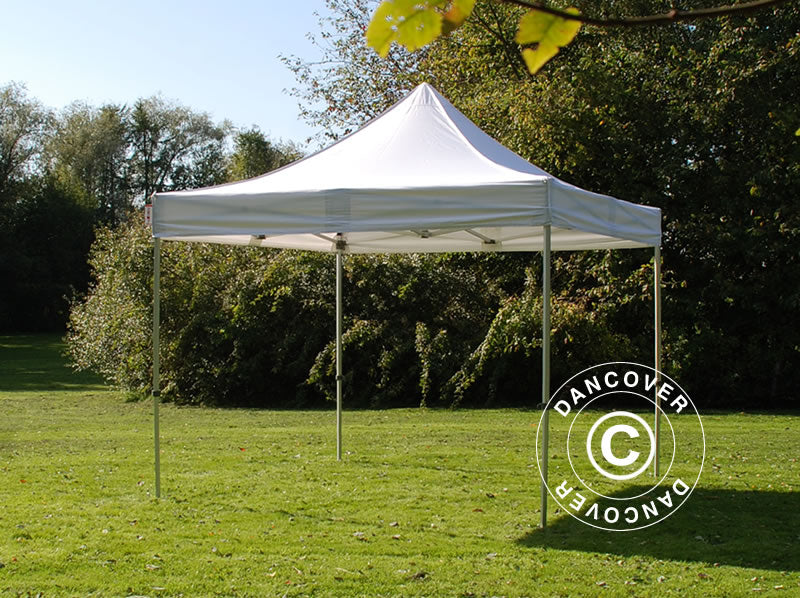 Pop up gazebo FleXtents PRO 4x4 m White, Flame retardant