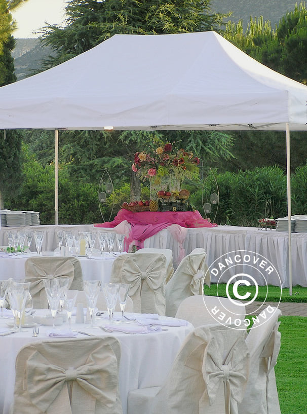 Pop up gazebo FleXtents PRO 4x6 m White, Flame retardant