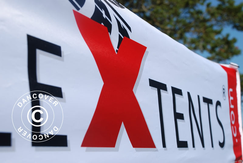 Pop up gazebo FleXtents PRO with full digital print, 3x4.5 m