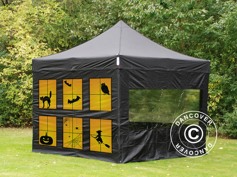 Pop up gazebo FleXtents PRO with full digital print, 3x4.5 m, incl. 4 sidewalls