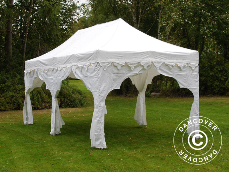 Pop up gazebo FleXtents PRO "Raj" 3x6 m White/Gold