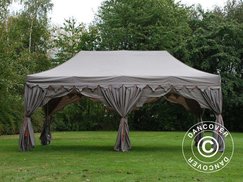 Pop up gazebo FleXtents PRO "Raj" 3x6 m Latte/Orange